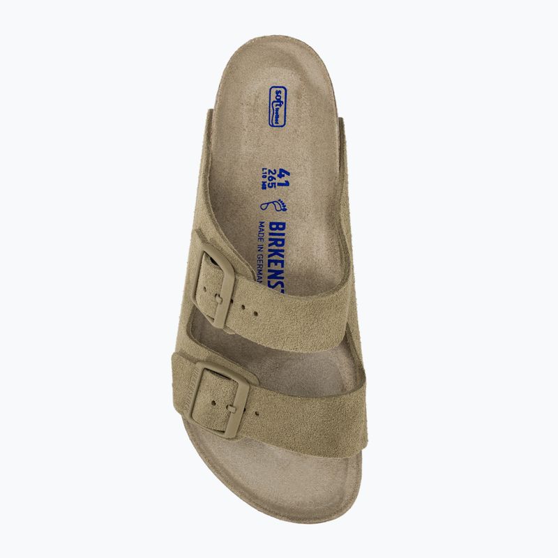 Klapki BIRKENSTOCK Arizona Suede Regular faded khaki 6