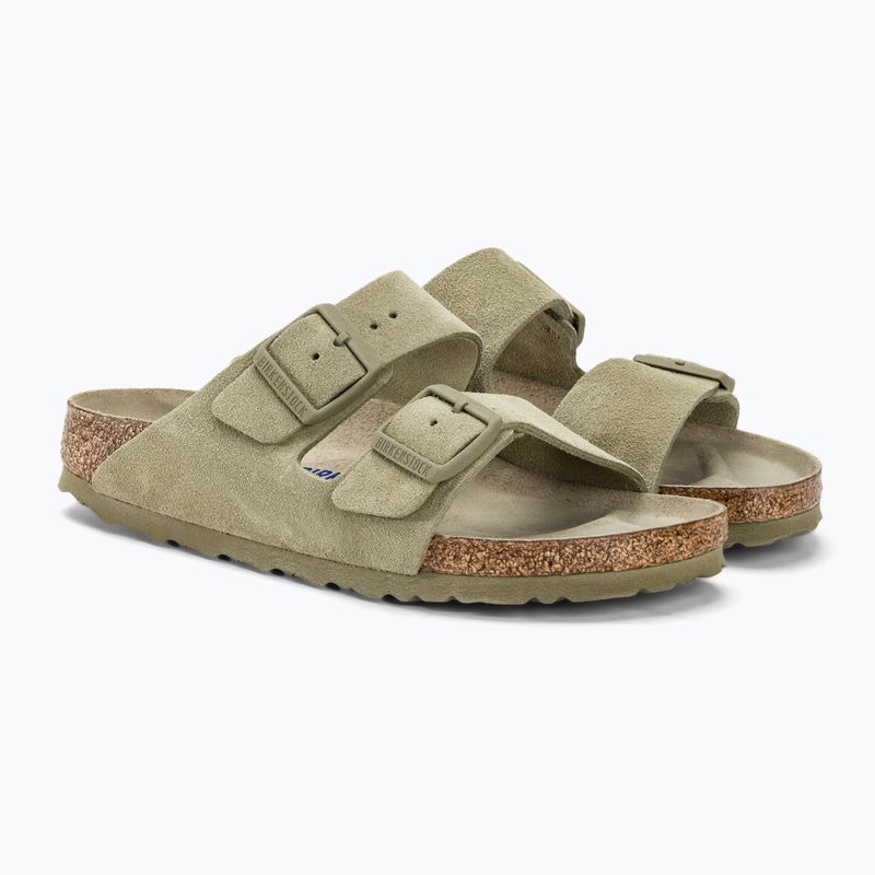 Klapki BIRKENSTOCK Arizona Suede Narrow faded khaki 4