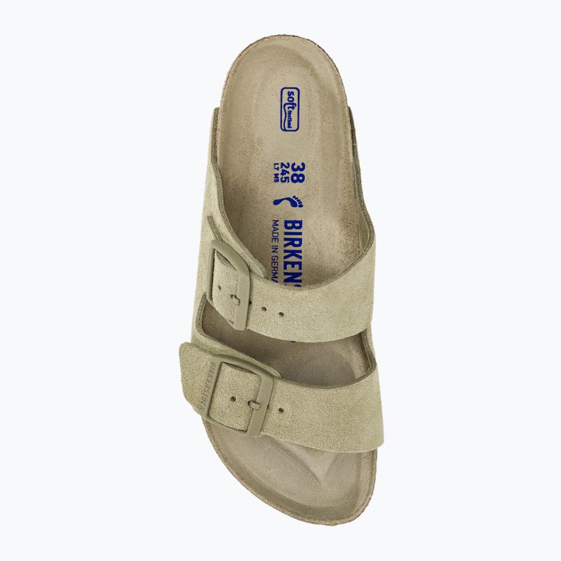 Klapki BIRKENSTOCK Arizona Suede Narrow faded khaki 6