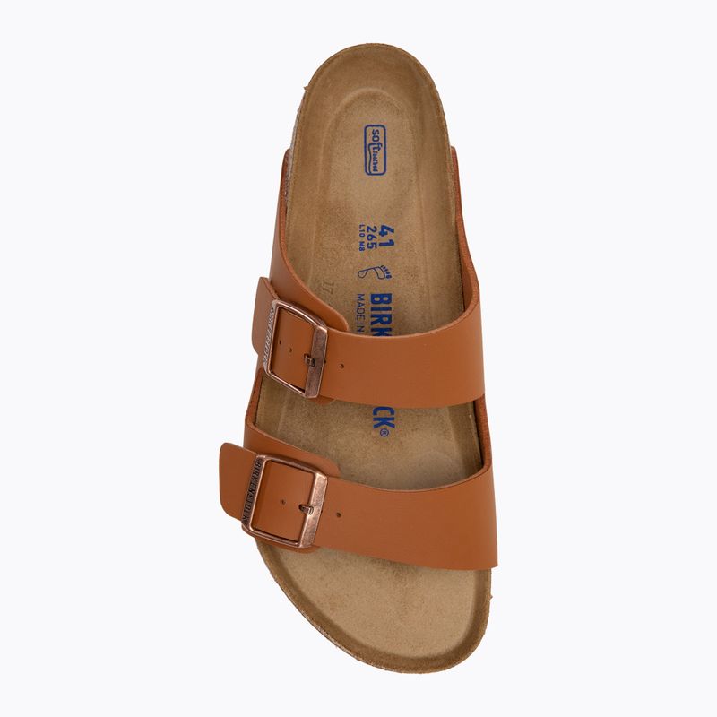 Klapki BIRKENSTOCK Arizona SFB BF Regular ginger brown 5