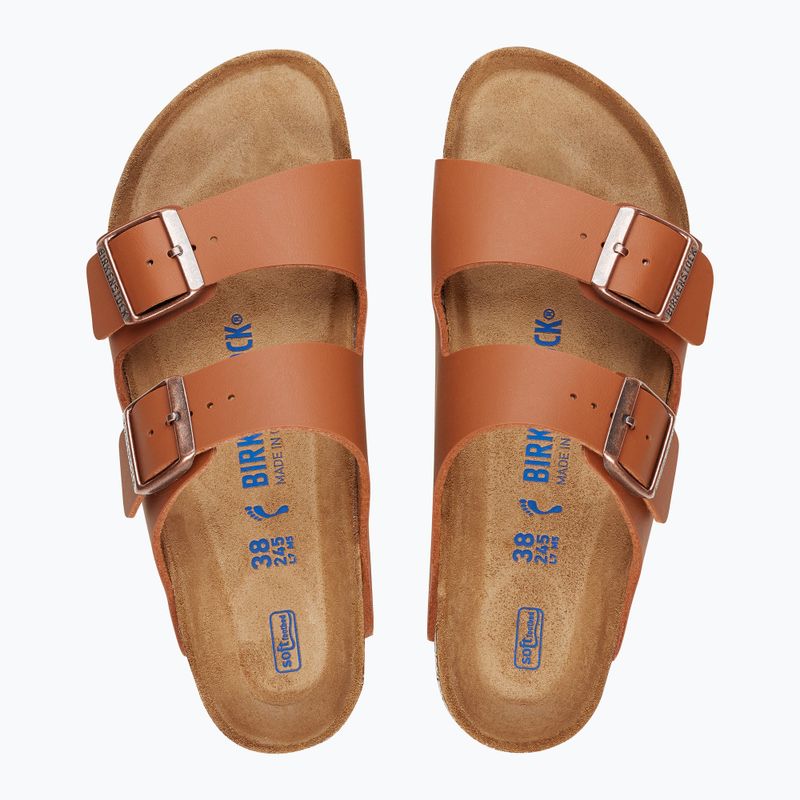 Klapki BIRKENSTOCK Arizona SFB BF Regular ginger brown 10