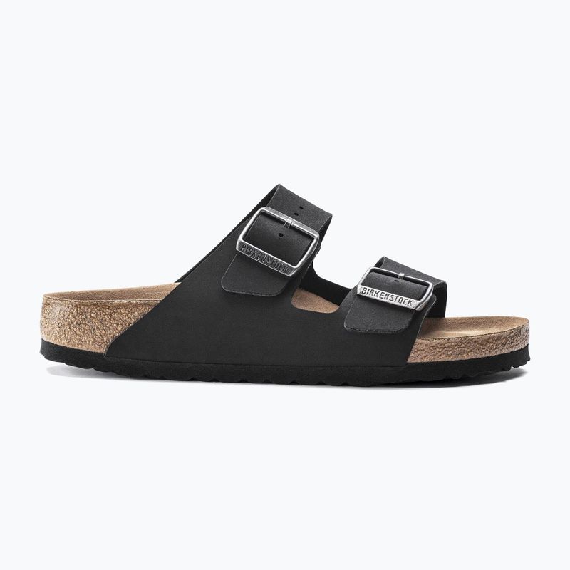 Klapki BIRKENSTOCK Arizona Vegan Birkibuc Narrow black 2