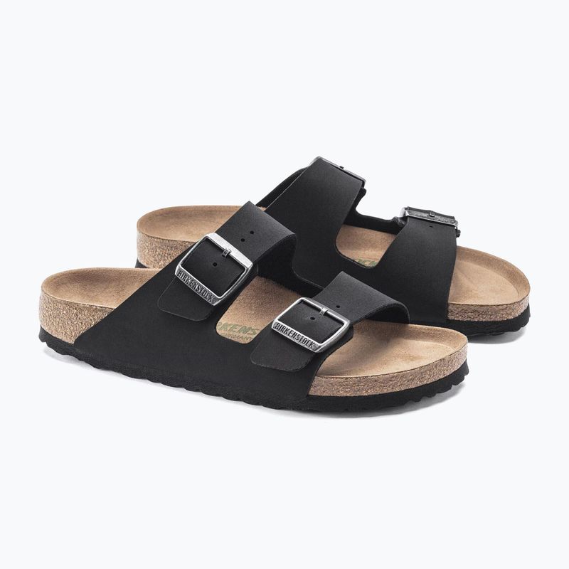 Klapki BIRKENSTOCK Arizona Vegan Birkibuc Narrow black 3