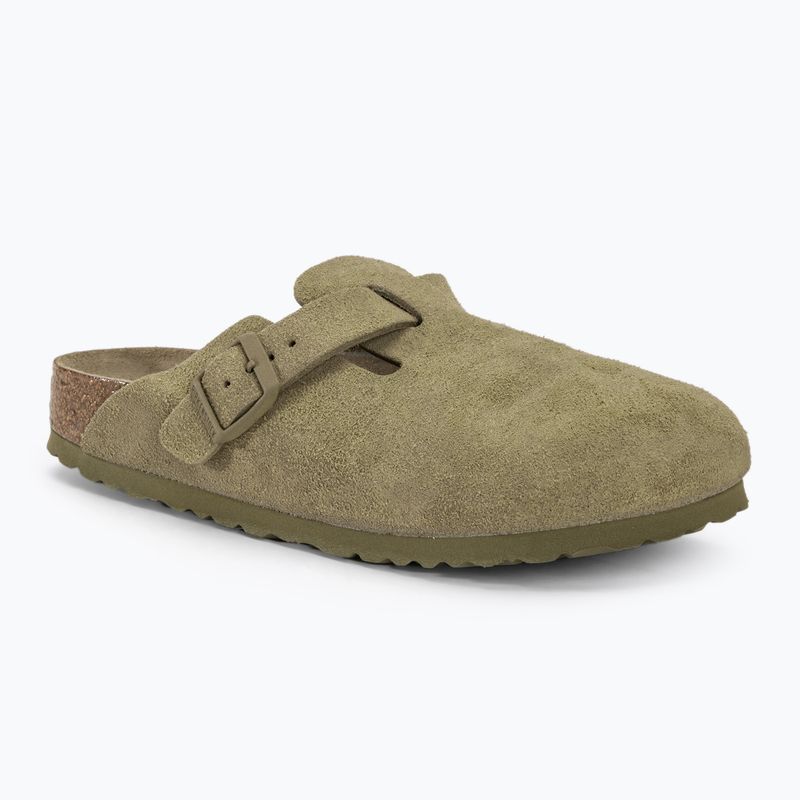 Klapki BIRKENSTOCK Boston SFB VL Narrow faded khaki