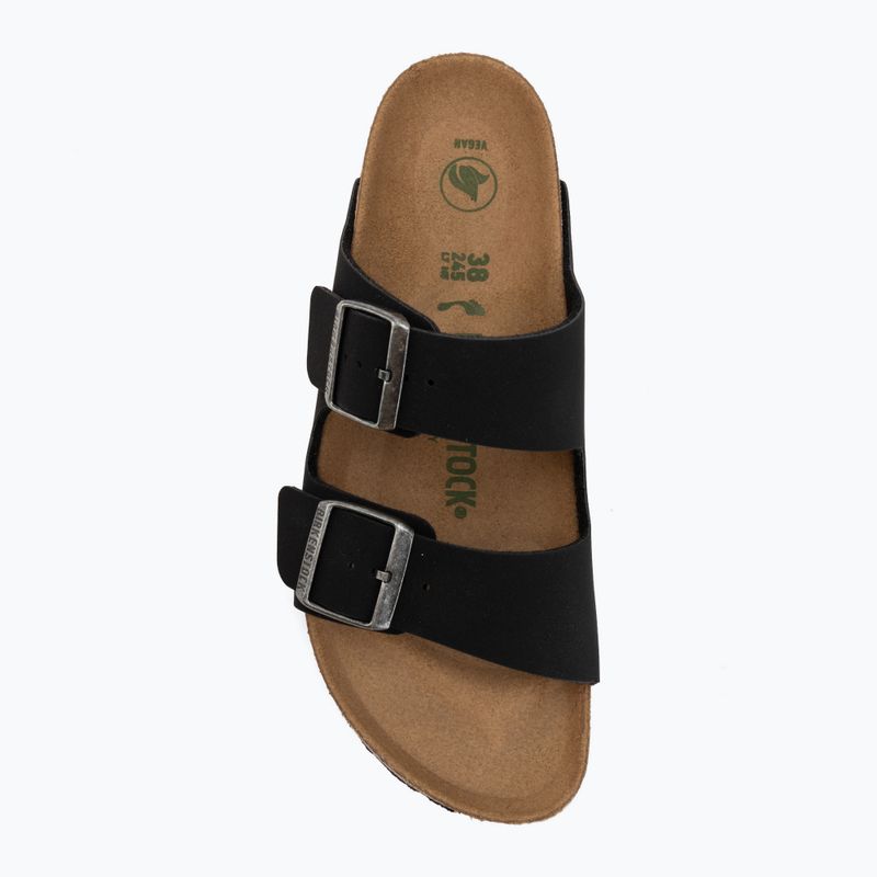Klapki BIRKENSTOCK Arizona Vegan Birkibuc Narrow black 5