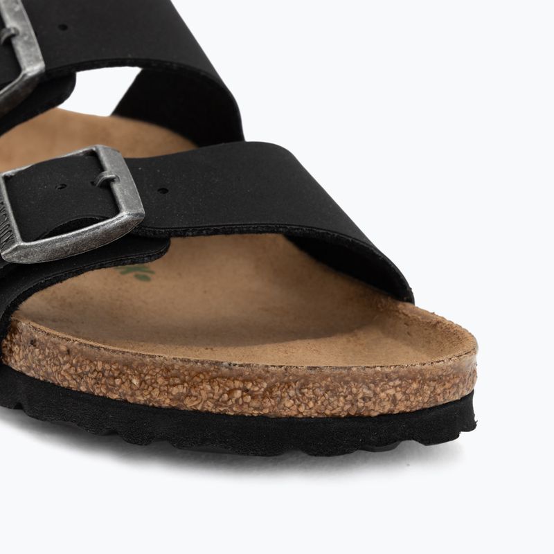 Klapki BIRKENSTOCK Arizona Vegan Birkibuc Narrow black 7