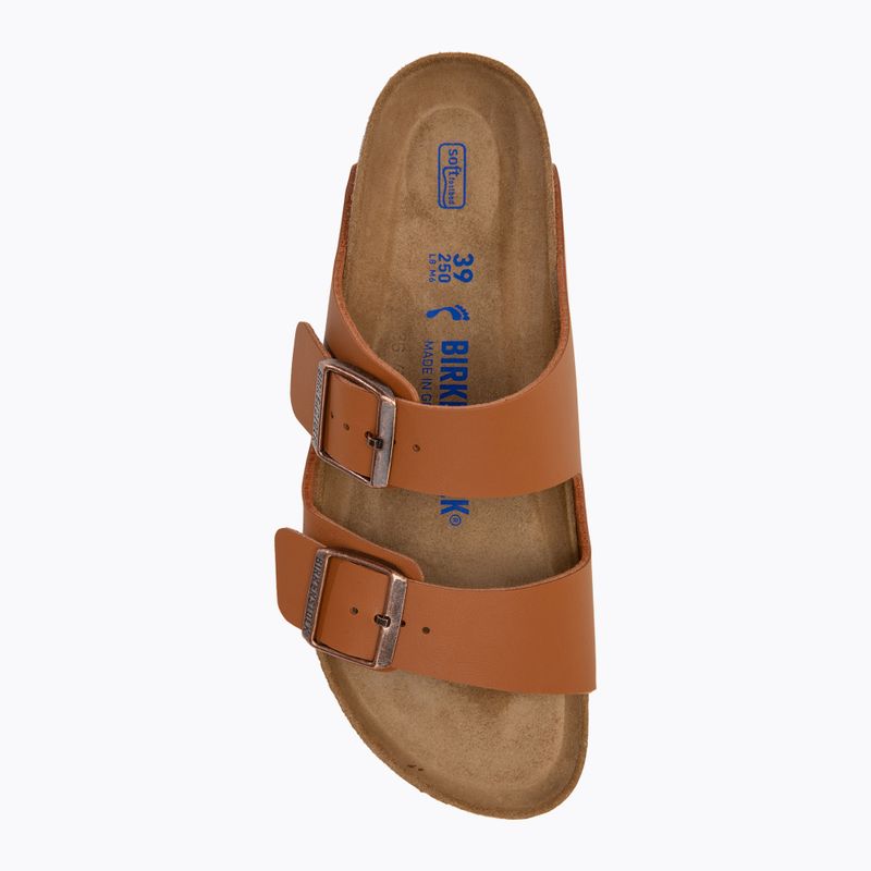 Klapki BIRKENSTOCK Arizona SFB BF Narrow ginger brown 5