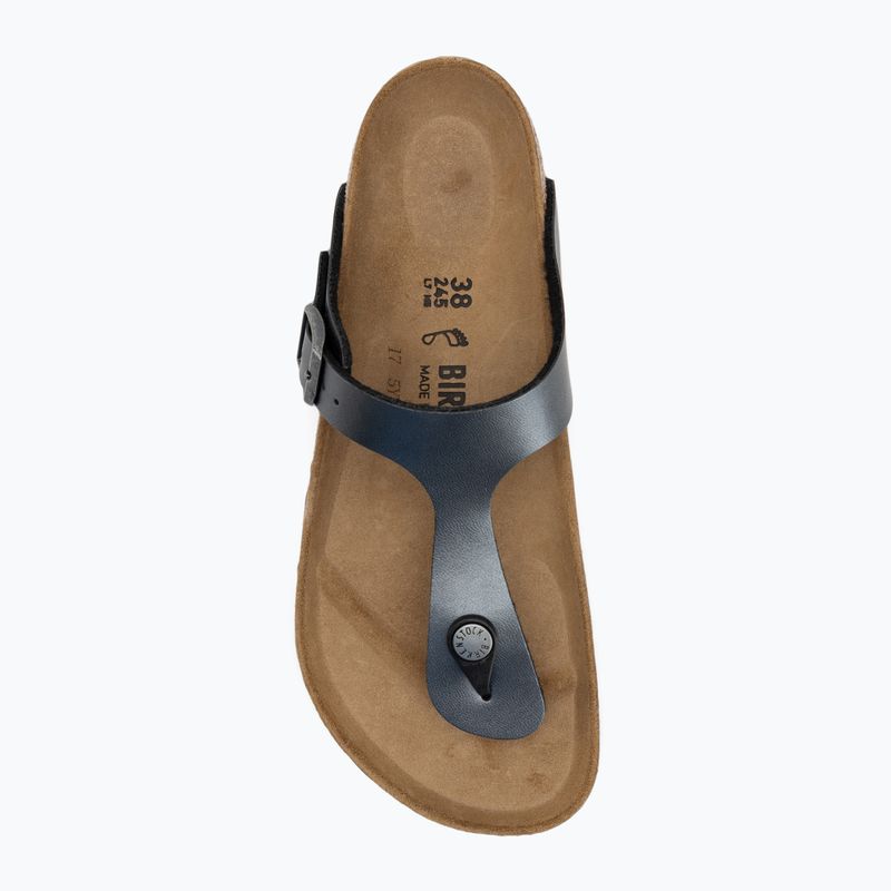 Japonki damskie BIRKENSTOCK Gizeh BF Regular metallic black 5