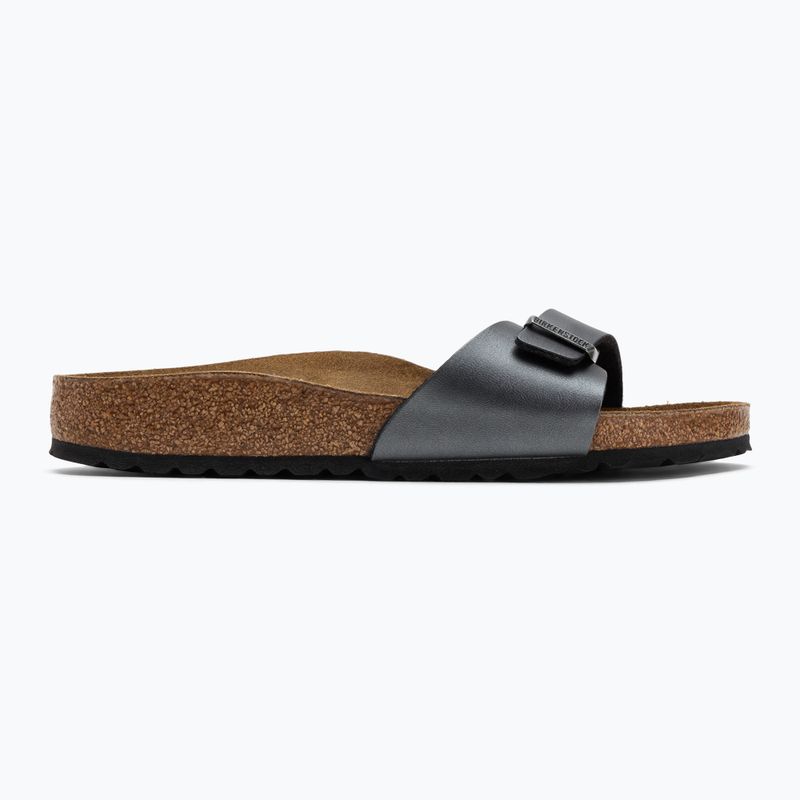 Klapki BIRKENSTOCK Madrid BF Narrow metallic black 2