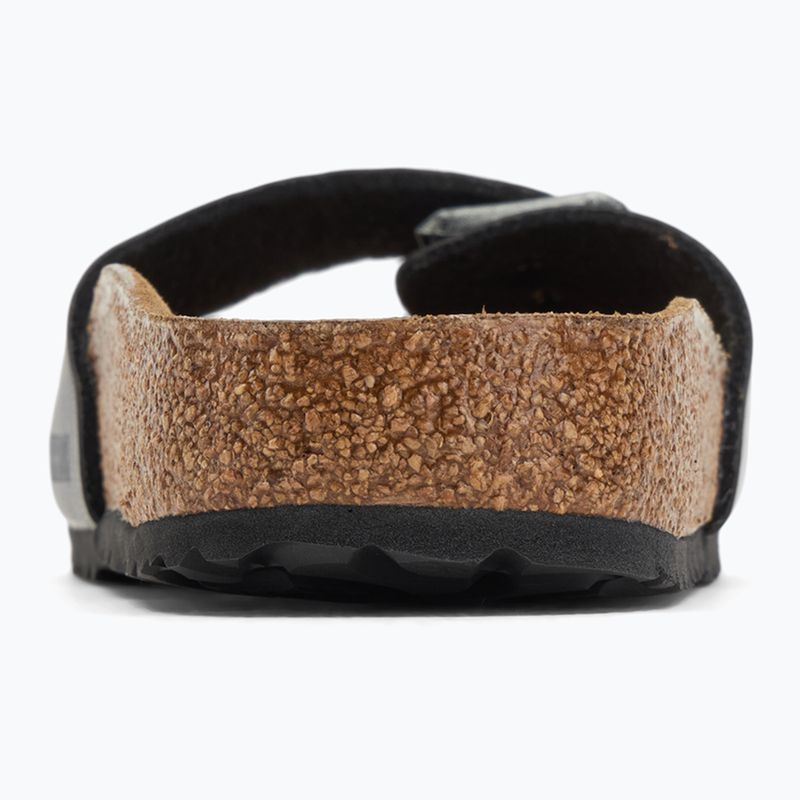 Klapki BIRKENSTOCK Madrid BF Narrow metallic black 6
