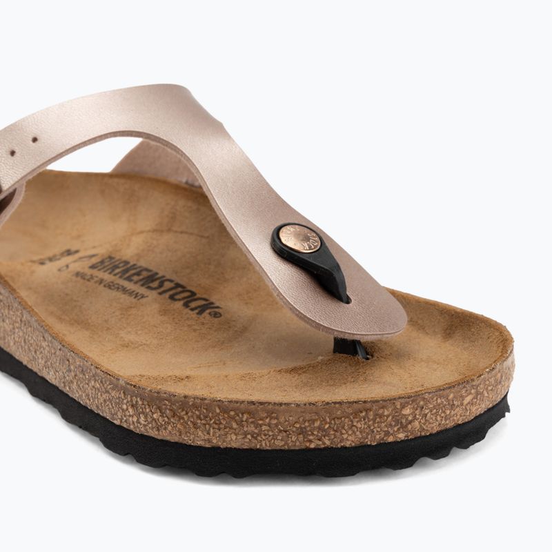 Klapki damskie BIRKENSTOCK Gizeh Birko-Flor copper 7