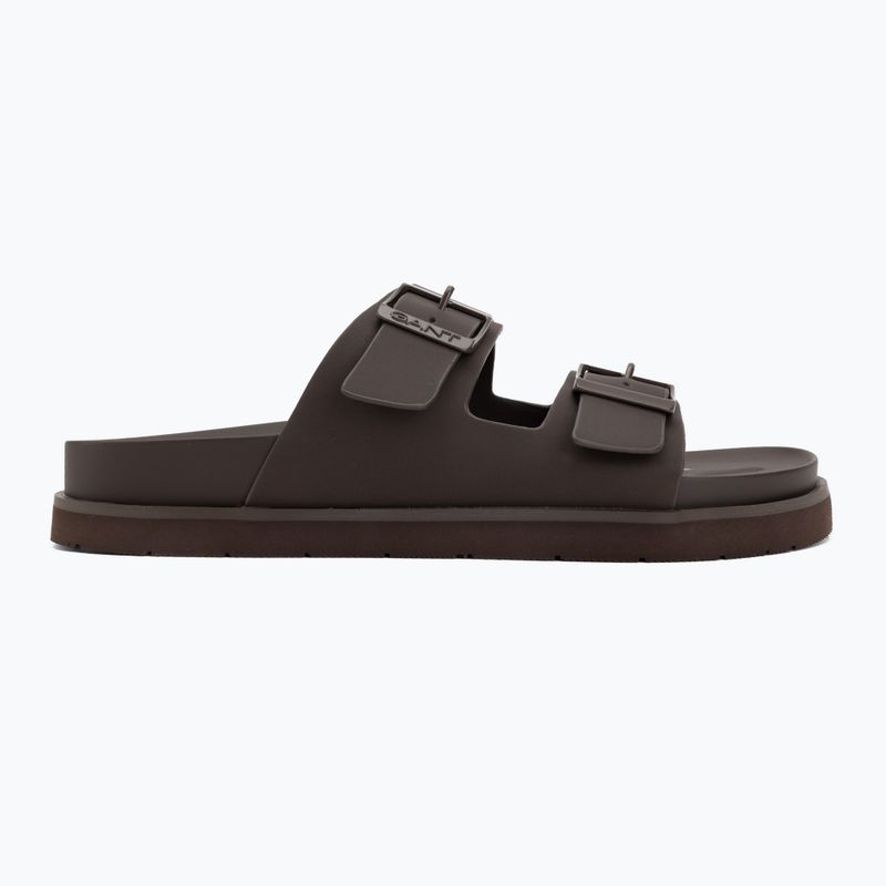 Klapki męskie GANT Palbuddy dark brown 2