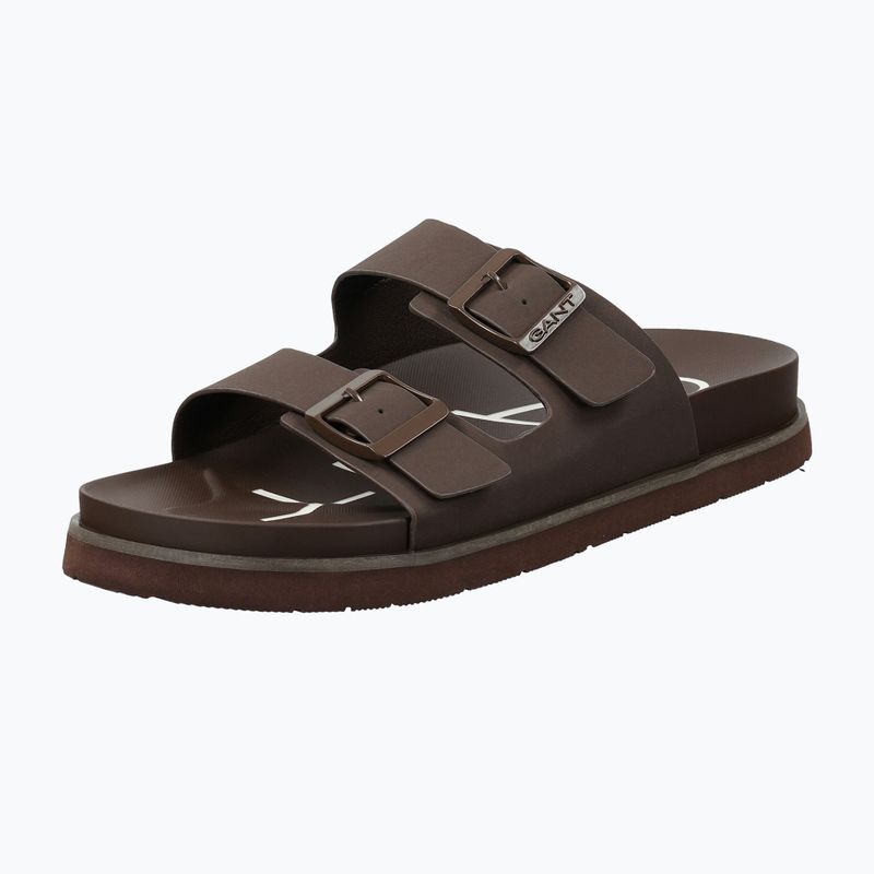 Klapki męskie GANT Palbuddy dark brown