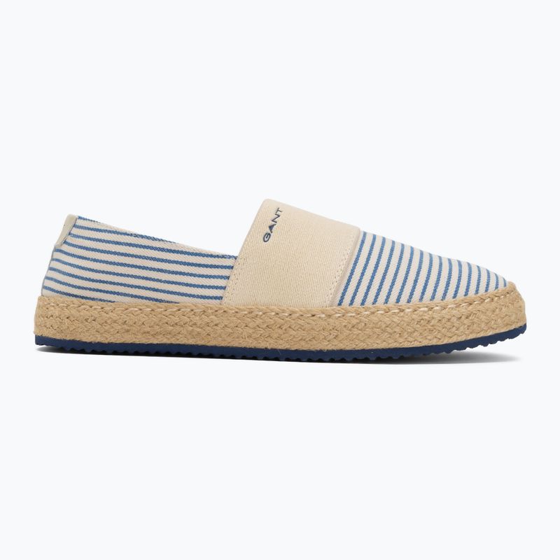 Espadryle damskie GANT Raffiaville blue/cream 2