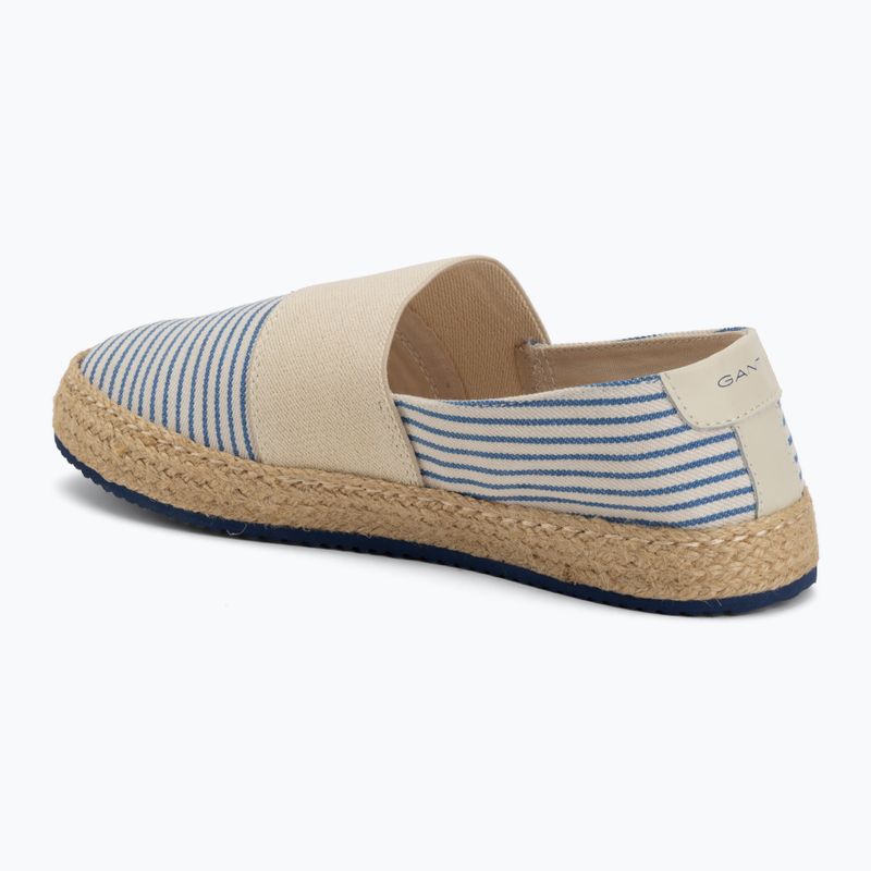 Espadryle damskie GANT Raffiaville blue/cream 3