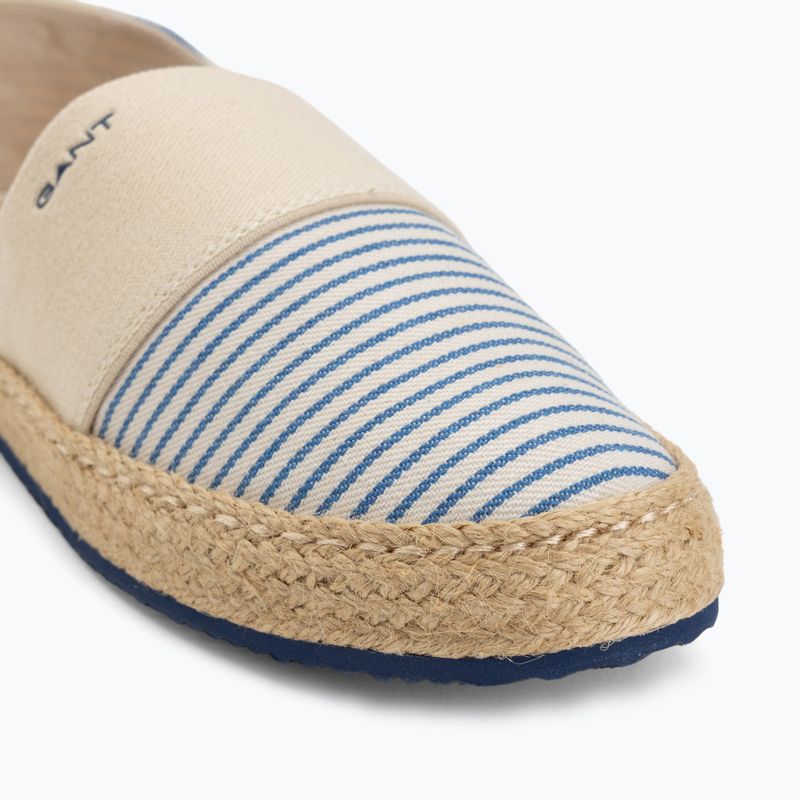 Espadryle damskie GANT Raffiaville blue/cream 7