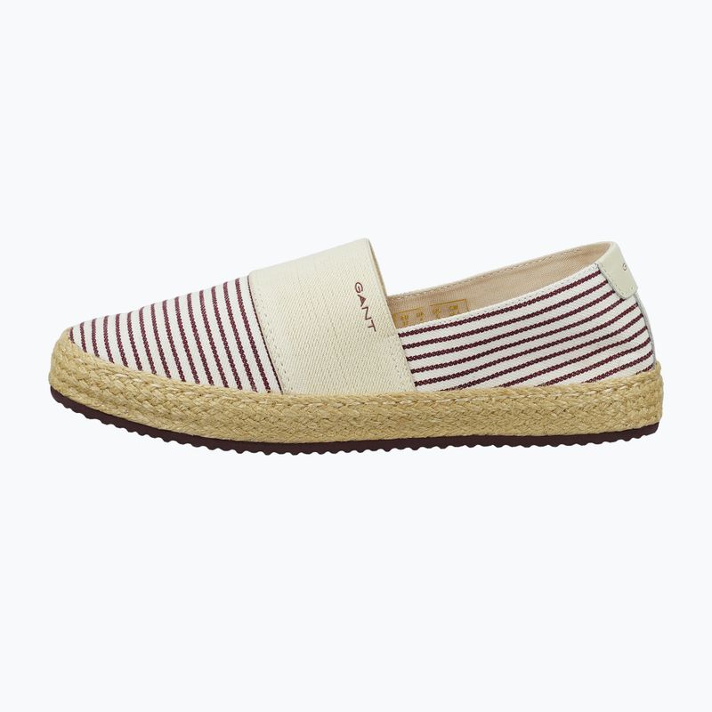 Espadryle damskie GANT Raffiaville brown/cream 2