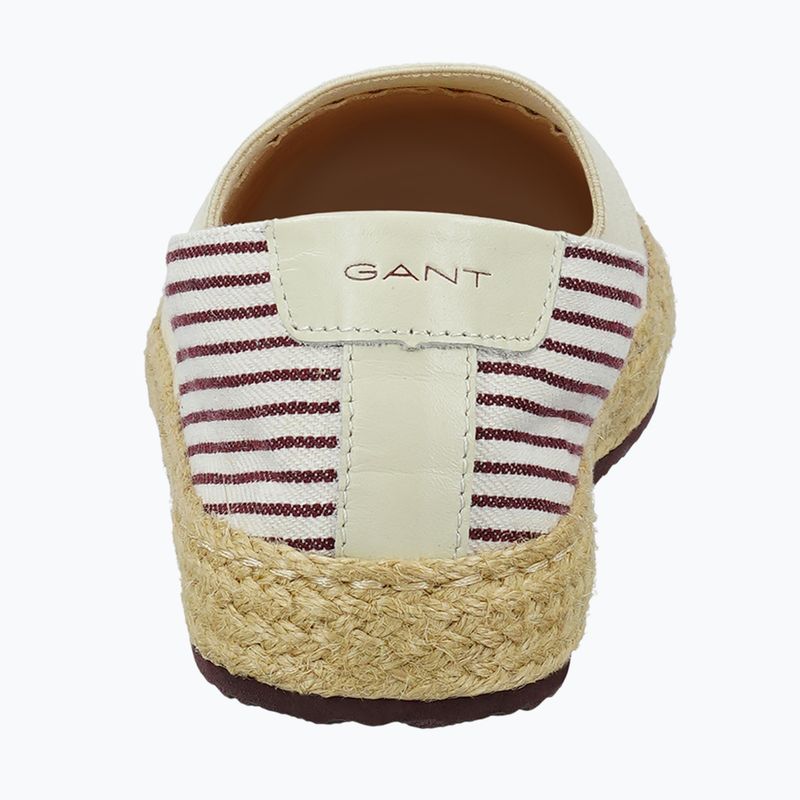Espadryle damskie GANT Raffiaville brown/cream 4