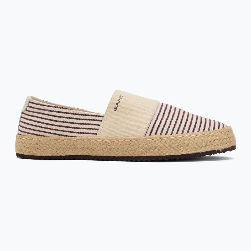 Espadryle damskie GANT Raffiaville brown/cream 2