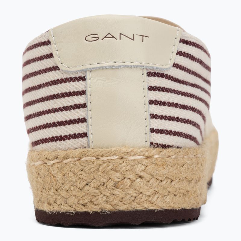 Espadryle damskie GANT Raffiaville brown/cream 6