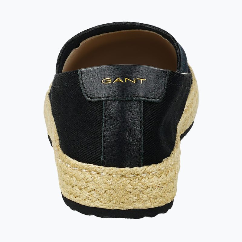 Espadryle damskie GANT Raffiaville black 4