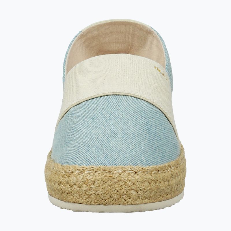Espadryle damskie GANT Raffiaville light blue/cream 3