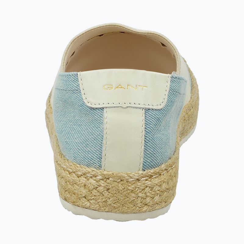 Espadryle damskie GANT Raffiaville light blue/cream 4