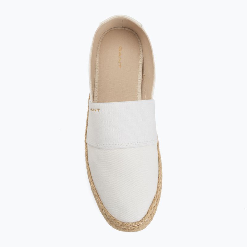 Espadryle damskie GANT Raffiaville off white 5