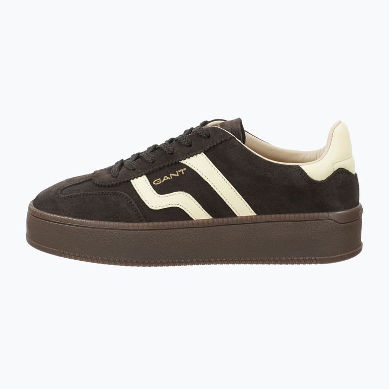 Buty damskie Gant Cuzmani espresso br./lt. yellow 2
