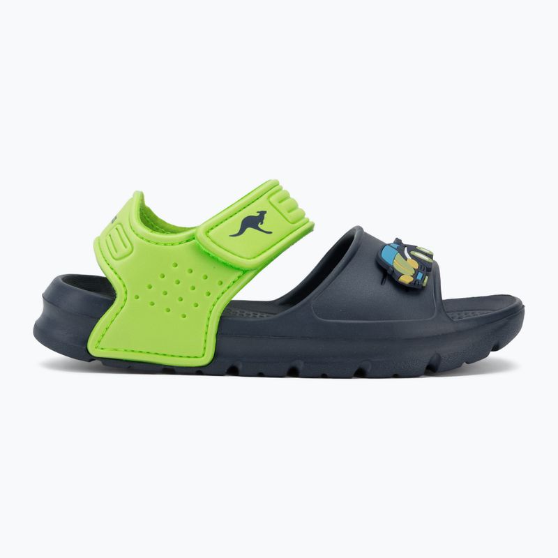 Sandały dziecięce Kangaroos KangaSwim II dk navy/lime 2