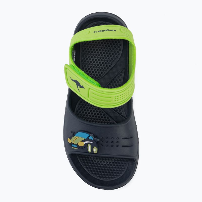 Sandały dziecięce Kangaroos KangaSwim II dk navy/lime 5