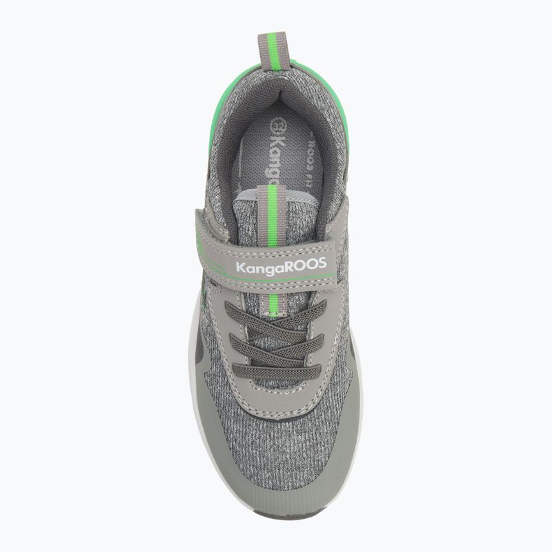 Buty dziecięce KangaROOS KD-Gym EV vapor grey/neon green 5