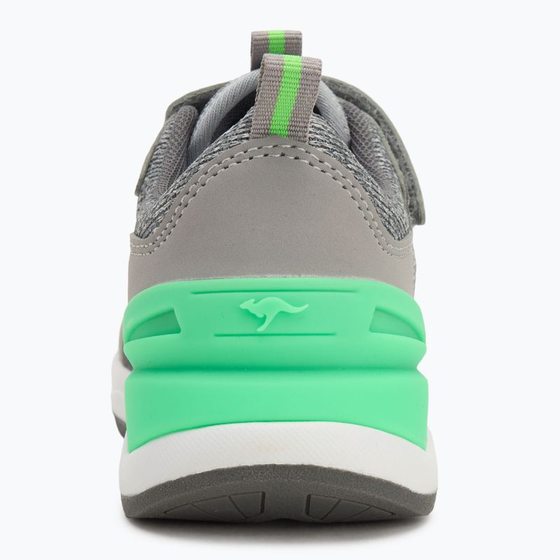 Buty dziecięce KangaROOS KD-Gym EV vapor grey/neon green 6