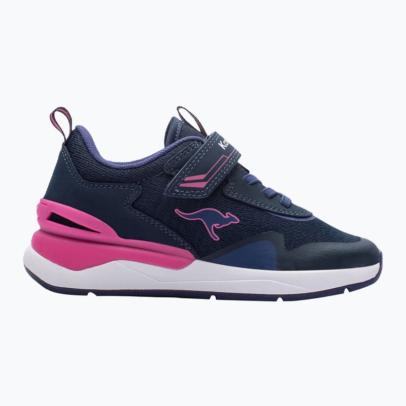 Buty dziecięce KangaROOS KD-Gym EV dark navy/fandango pink 8