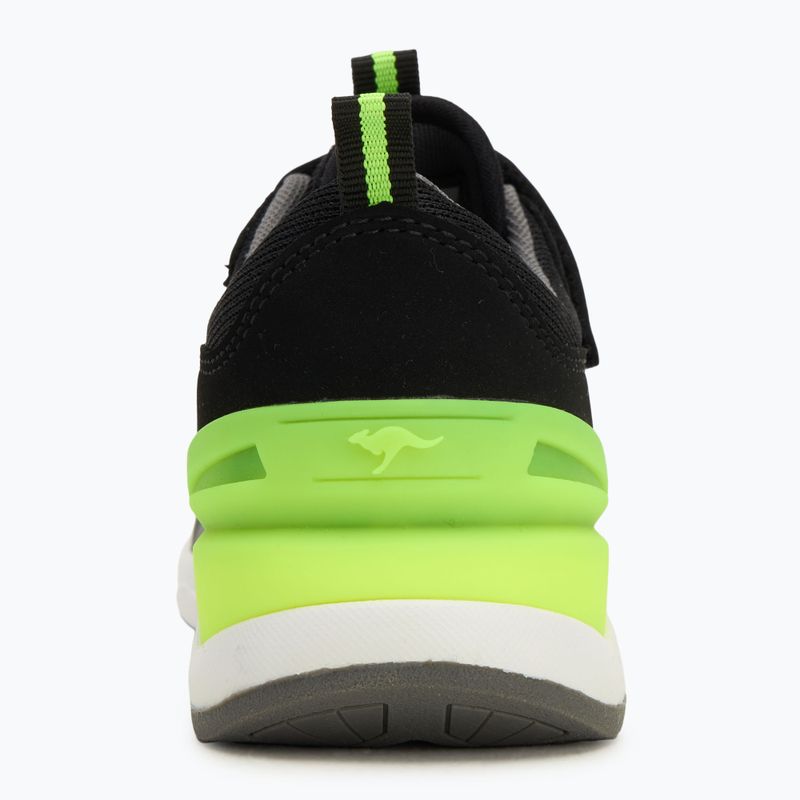 Buty dziecięce KangaROOS KD-Gym EV jet black/neon yellow 6
