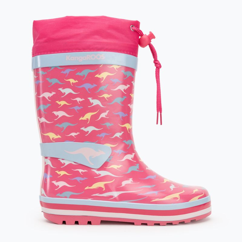 Kalosze dziecięce KangaROOS K-Summerrain fandago pink/kangaroo 2