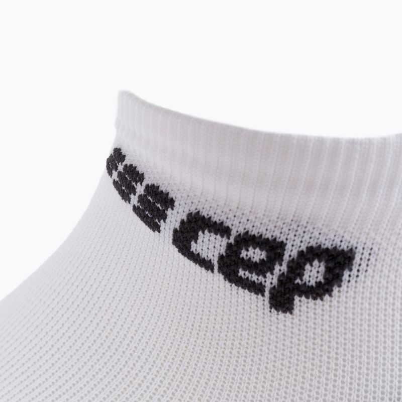 Skarpety kompresyjne damskie CEP Low-Cut 3.0 white 3