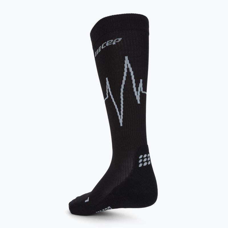 Skarpety kompresyjne damskie CEP Heartbeat black 2