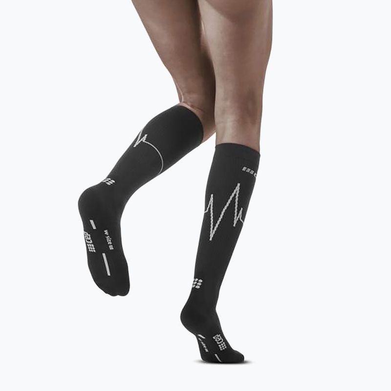 Skarpety kompresyjne damskie CEP Heartbeat black 5