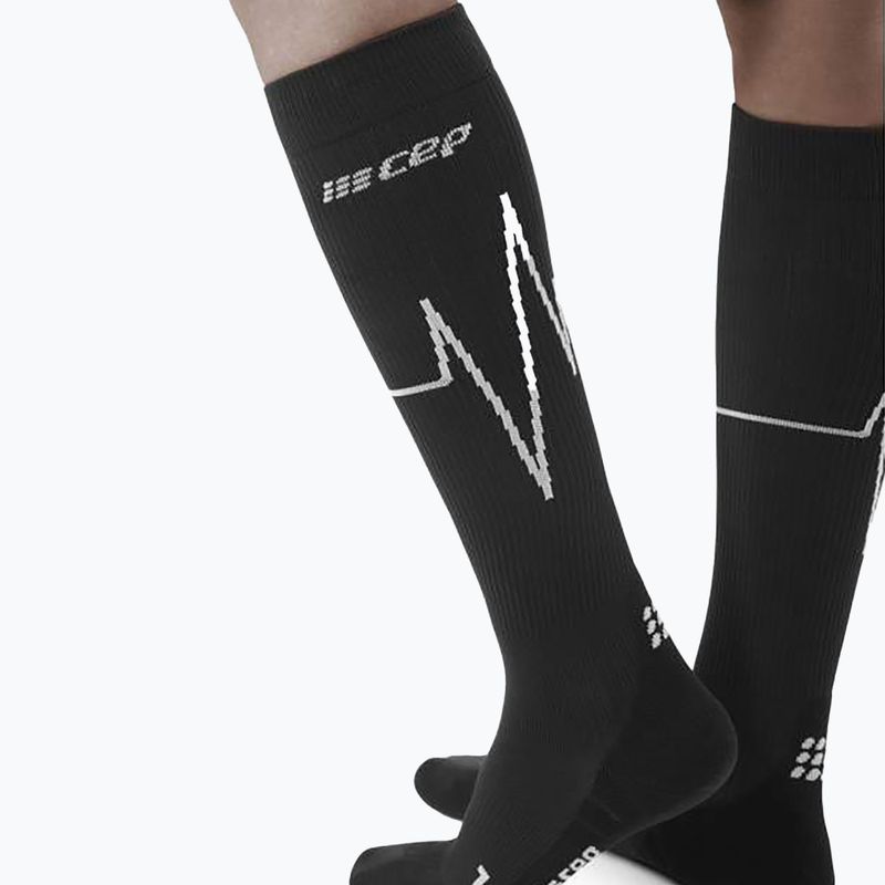 Skarpety kompresyjne damskie CEP Heartbeat black 6