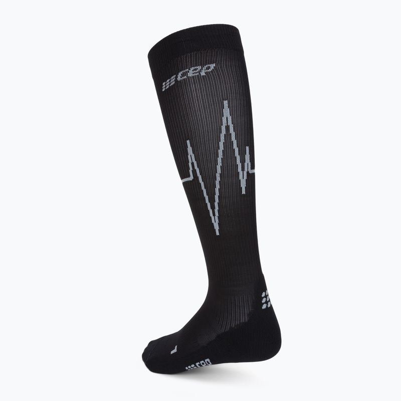 Skarpety kompresyjne męskie CEP Heartbeat black 2