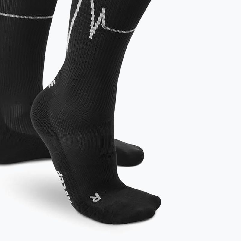 Skarpety kompresyjne męskie CEP Heartbeat black 7