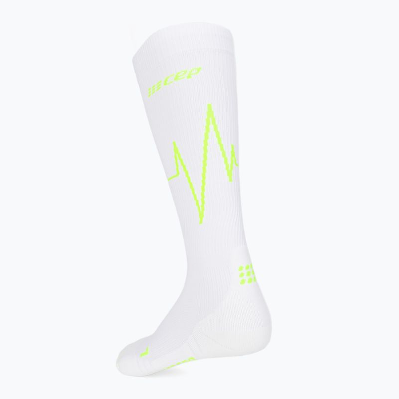 Skarpety kompresyjne damskie CEP Heartbeat white 2