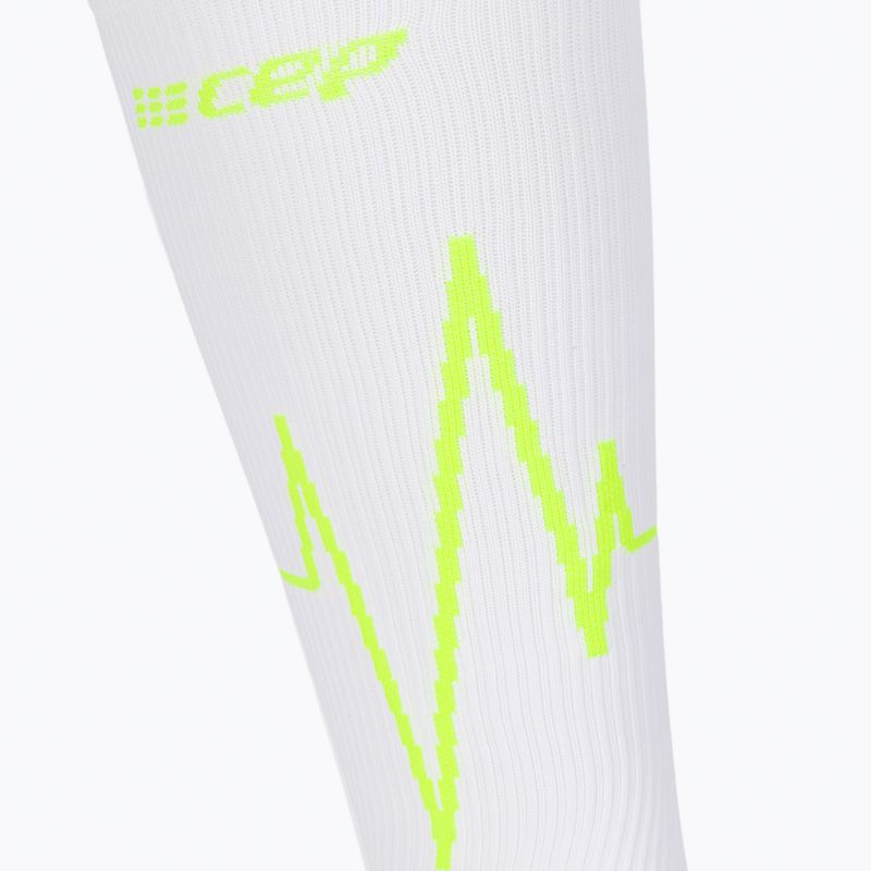 Skarpety kompresyjne damskie CEP Heartbeat white 3