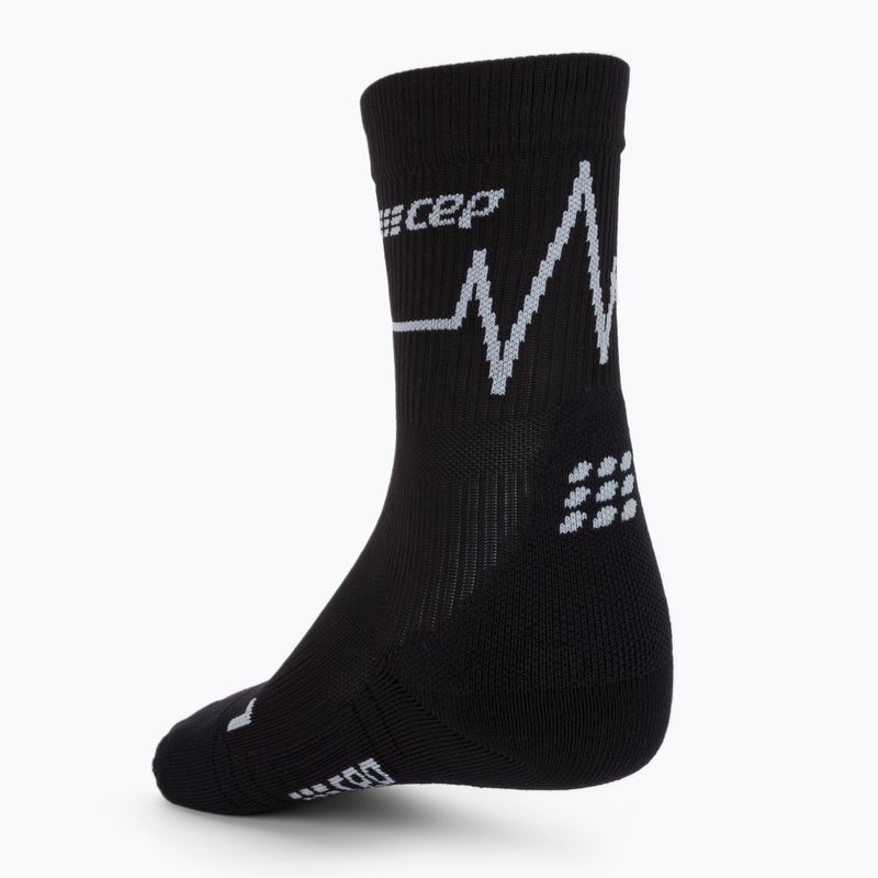 Skarpety kompresyjne damskie CEP Heartbeat Short black 2