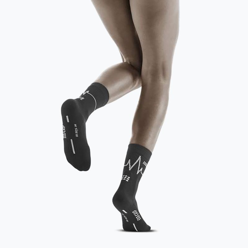Skarpety kompresyjne damskie CEP Heartbeat Short black 5