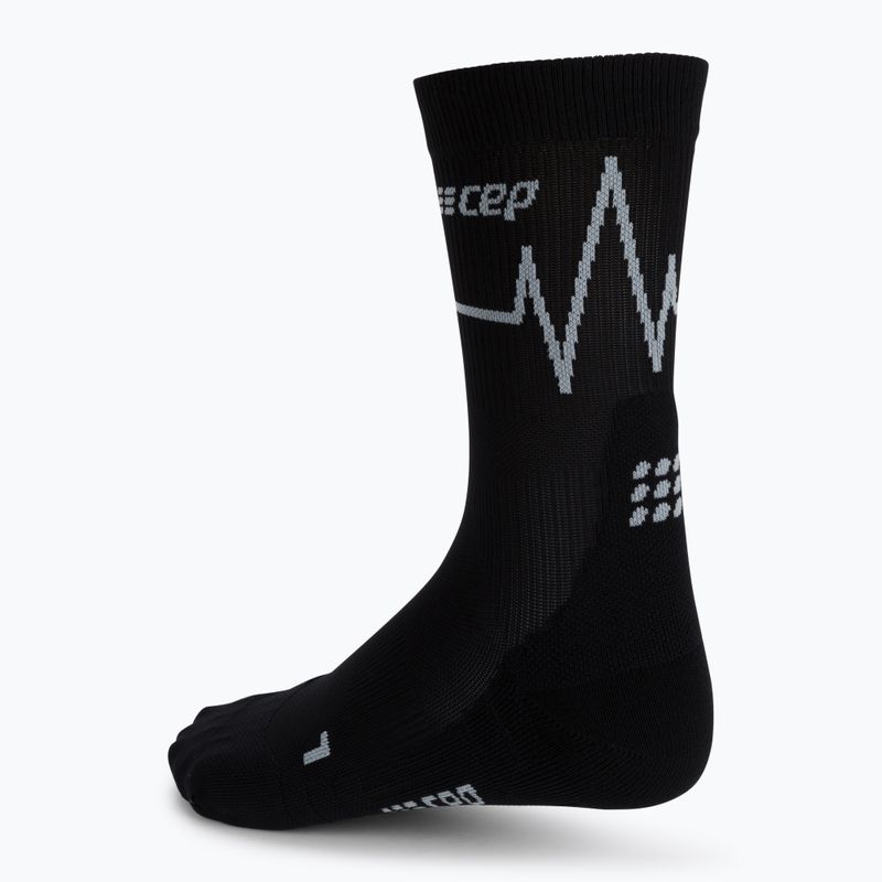 Skarpety kompresyjne męskie CEP Heartbeat Short black 2