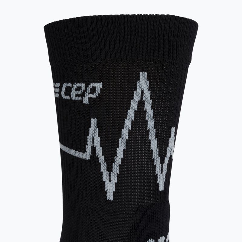 Skarpety kompresyjne męskie CEP Heartbeat Short black 3