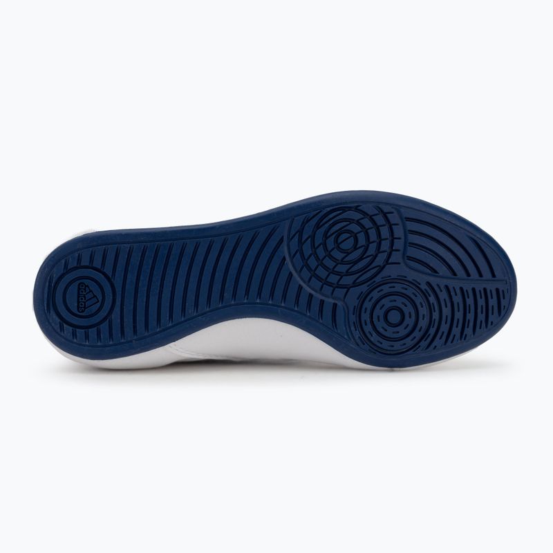 Buty zapaśnicze dziecięce adidas Havoc white blue red 4