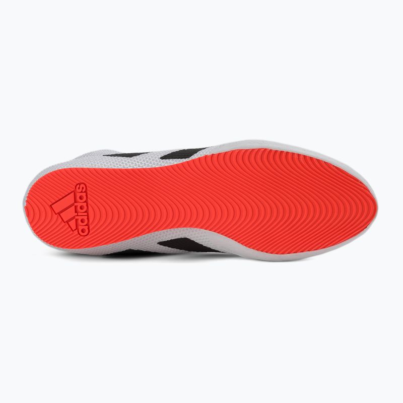 Buty bokserskie adidas Box Hog 3 biało-czarne GV9975 4